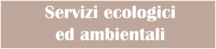 Servizi ecologici  ed ambientali